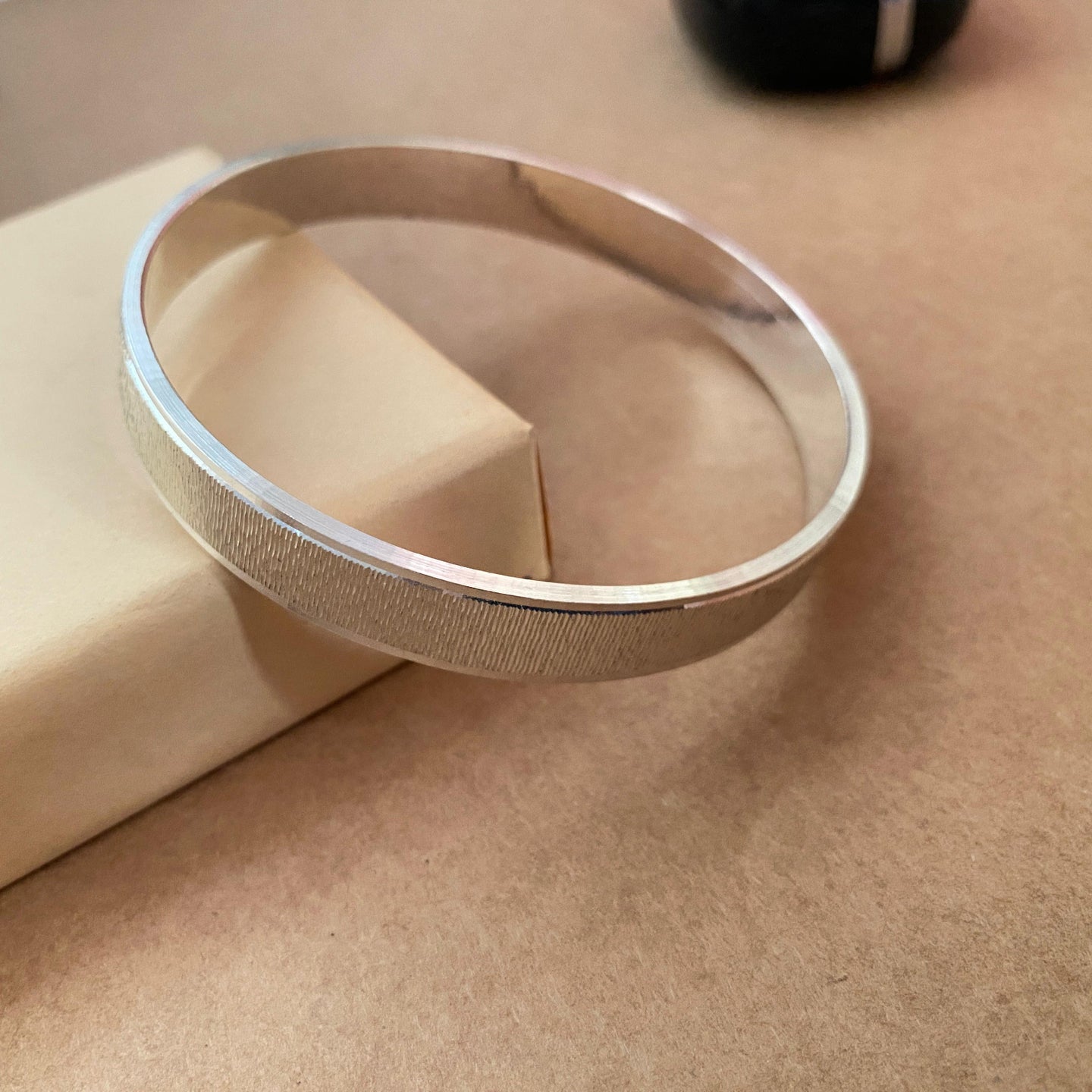 3D Sterling Silver Kada for Men by Liyana Jewels